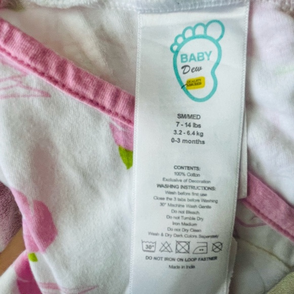 3 Baby Girl Swaddles: Newborn to 3 Months - Picture 7 of 7